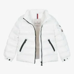 Girls White Bady Down Padded Puffer Jacket