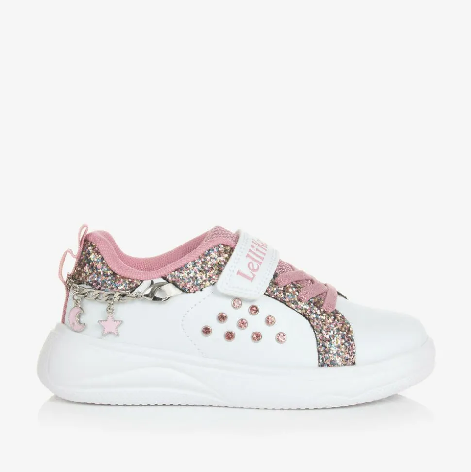 Girls White Bracelet Trainers