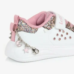Girls White Bracelet Trainers