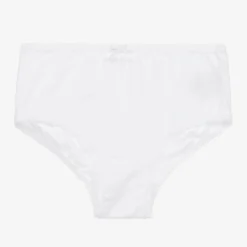 Girls White Cotton Knickers (5 Pack)