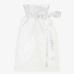 Girls White Crystal Hairband