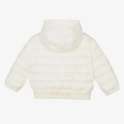 Girls White Down Padded Ter Jacket