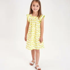 Girls White Leather Sandals