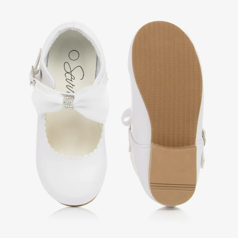 Girls White Mary Jane Shoes