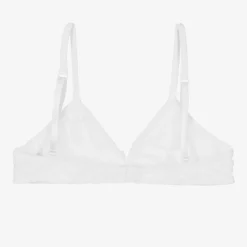 Girls White Modal Bra
