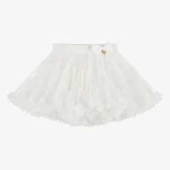 Girls White Tutu Skirt