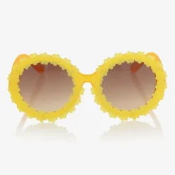 Girls Yellow Flower Sunglasses (UVA/UVB)
