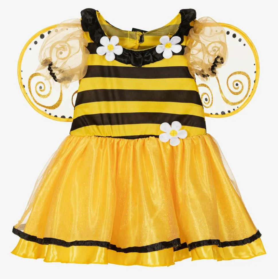 Girls Yellow Little Bee Costume