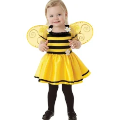 Girls Yellow Little Bee Costume