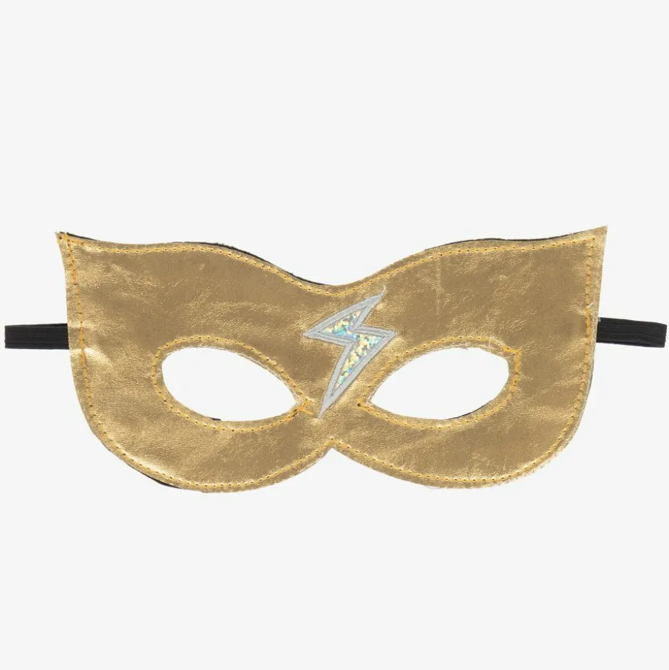 Gold & Silver Superhero Mask