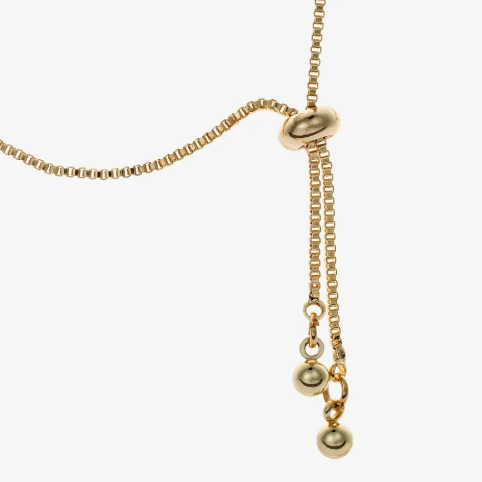 Gold Flower Diamanté Bracelet