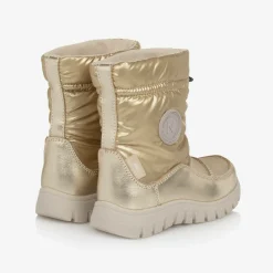 Gold Waterproof Snow Boots