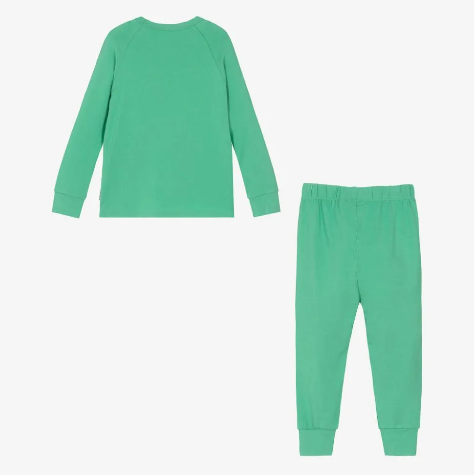 Green Bamboo Jersey Base Layer Set