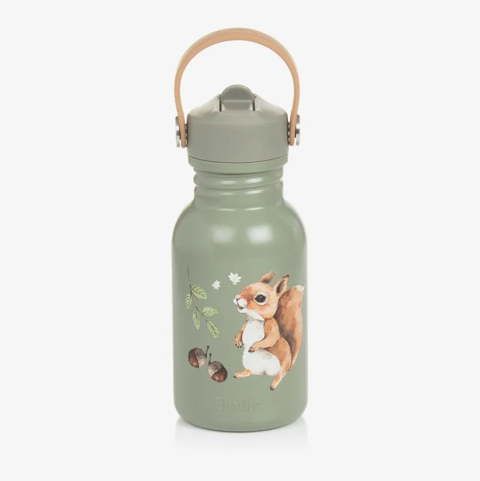 Green Chipmunk Water Bottle (16cm)