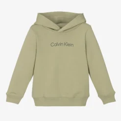Green Cotton Jersey Hoodie