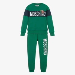 Green Cotton Varsity Tracksuit