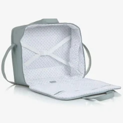 Green Faux Leather Suitcase (44cm)