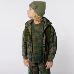 Green Jumbled Logo Cotton T-Shirt