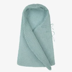 Green Knit Cotton Baby Nest (75cm)
