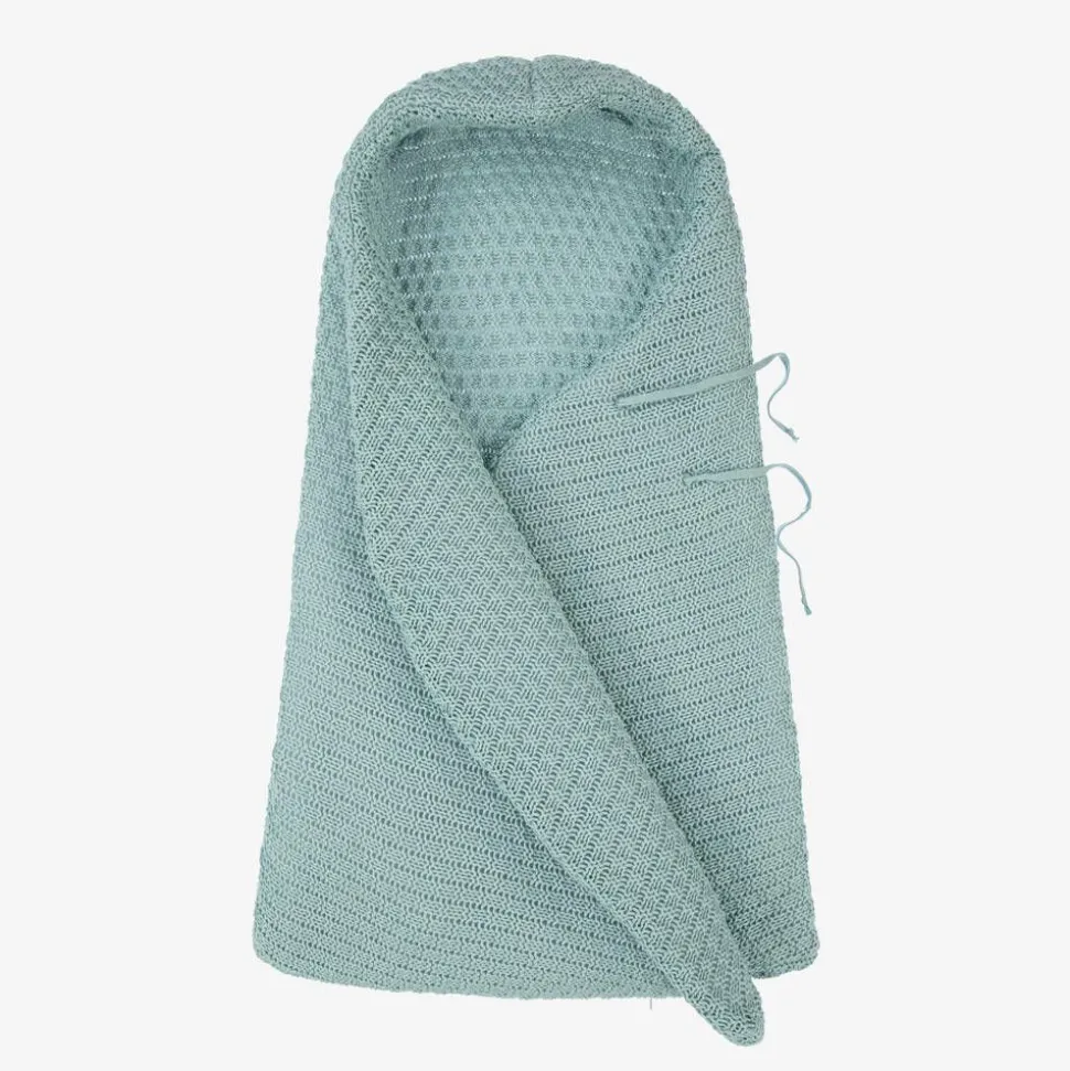 Green Knit Cotton Baby Nest (75cm)