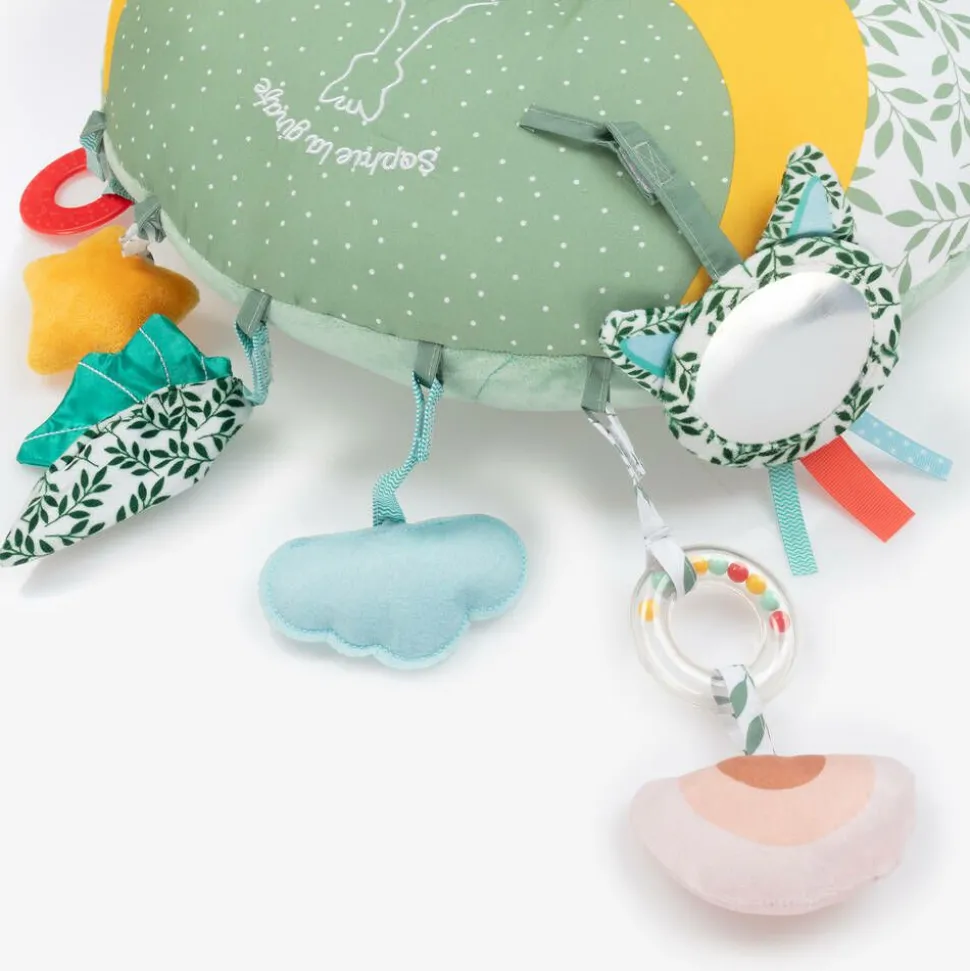 Green Reversible Activity Play Cushion (42cm)