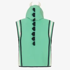 Green Spike The Dinosaur Poncho Towel