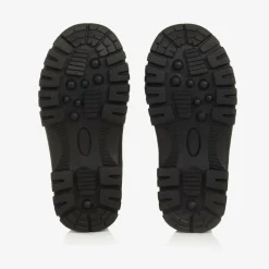 Grey & Black Snow Boots