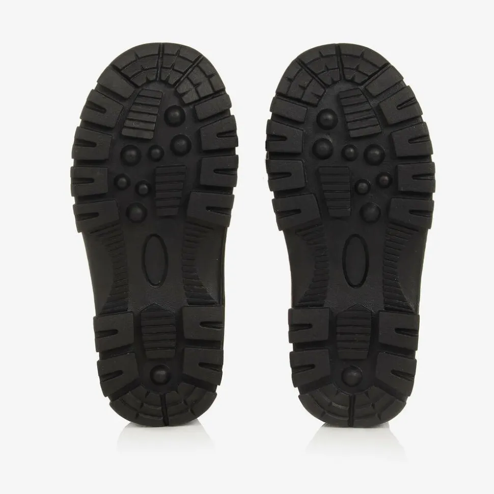 Grey & Black Snow Boots