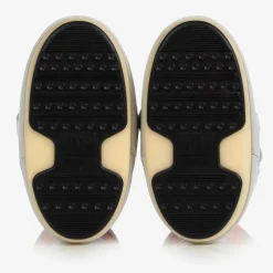 Grey & Rainbow Snow Boots