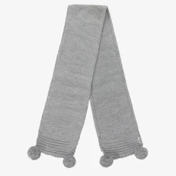 Grey Belle Knitted Scarf (88cm)