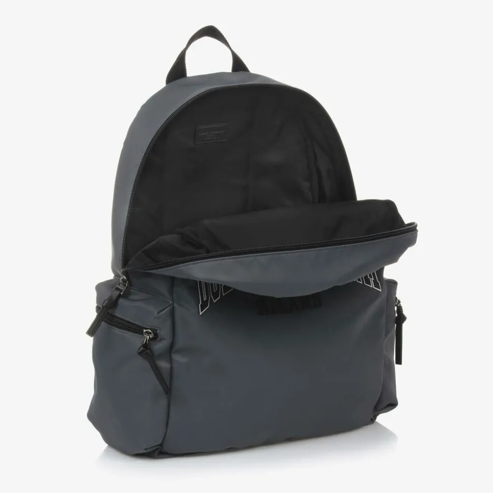 Grey Canvas Backpack (40cm)
