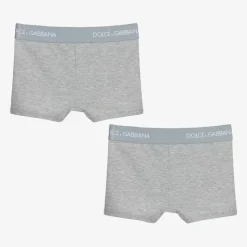 Grey Cotton Boxers (2 Pack)