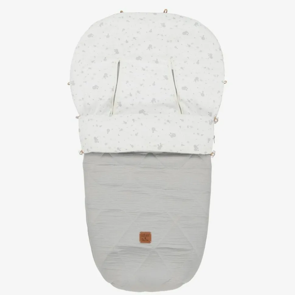 Grey Cotton Footmuff (93cm)