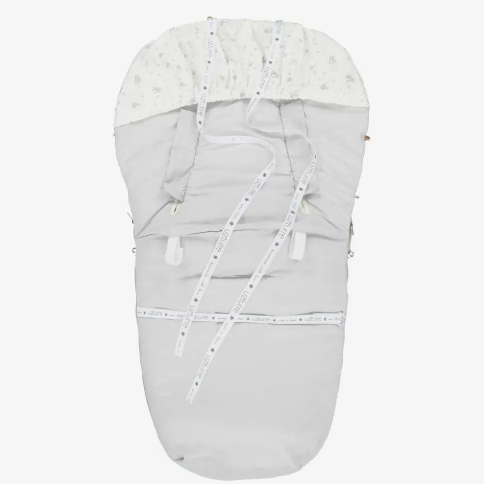 Grey Cotton Footmuff (93cm)