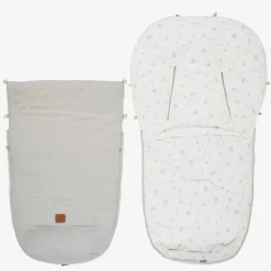 Grey Cotton Footmuff (93cm)