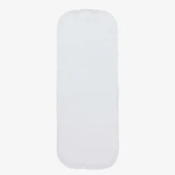 Grey Crescent Moonlight Pima Cotton Burp Cloth (48cm)