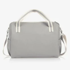 Grey Faux Leather Changing Bag (36cm)