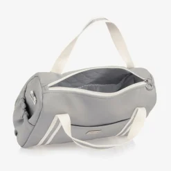 Grey Faux Leather Changing Bag (36cm)