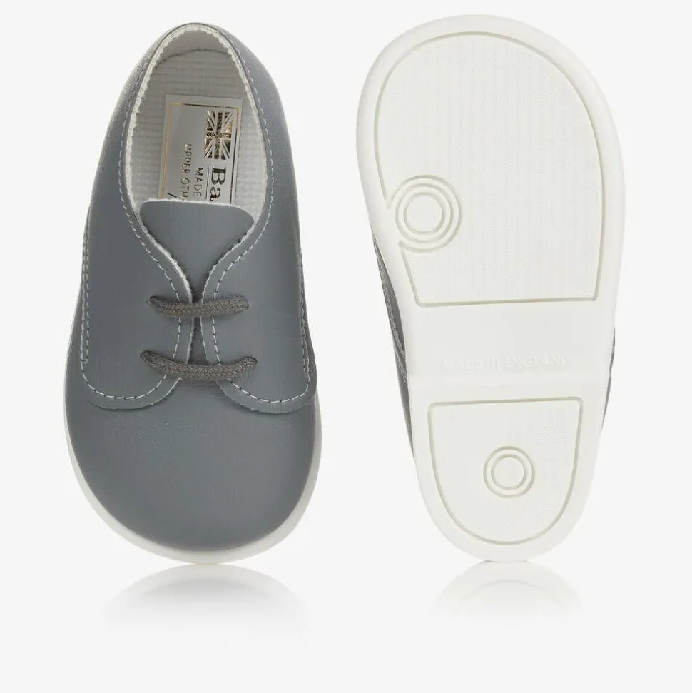 Grey First Walker Shoes