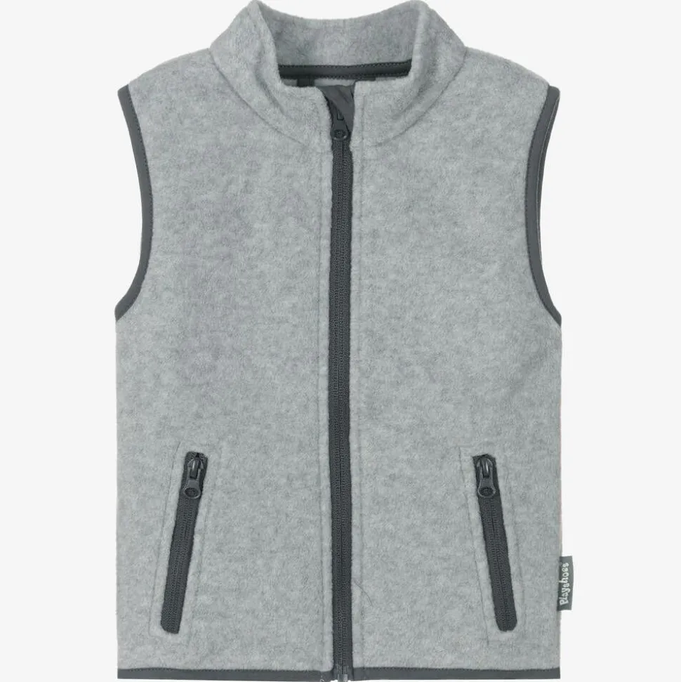 Grey Fleece Gilet