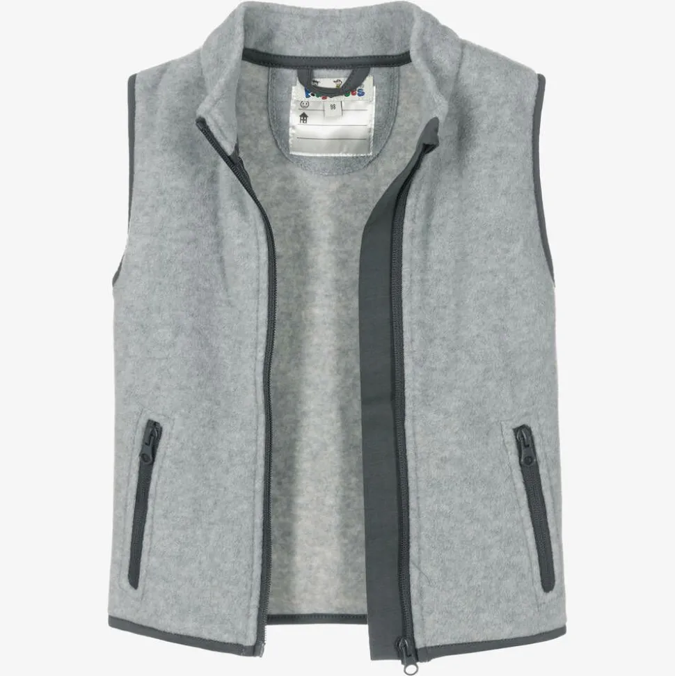 Grey Fleece Gilet