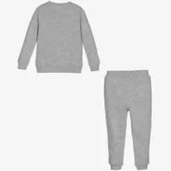 Grey Marl Cotton Tracksuit