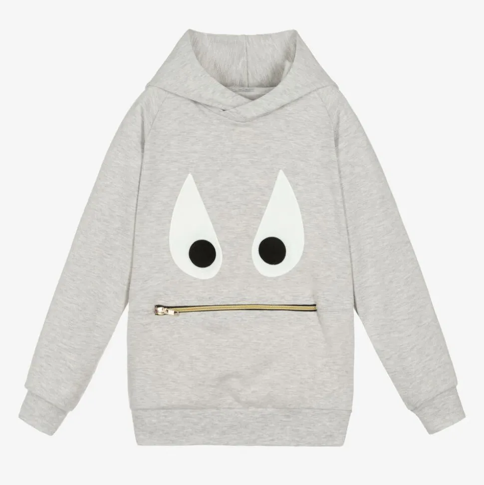Grey Marl Monster Hoodie