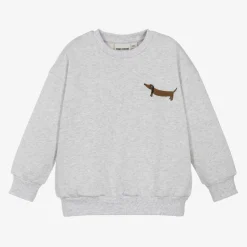 Grey Marl Organic Cotton Dog Sweatshirt