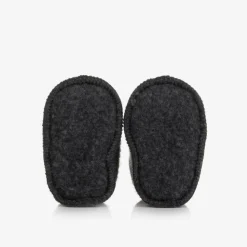 Grey Merino Wool Booties