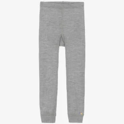 Grey Merino Wool Leggings