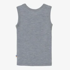 Grey Merino Wool Vest
