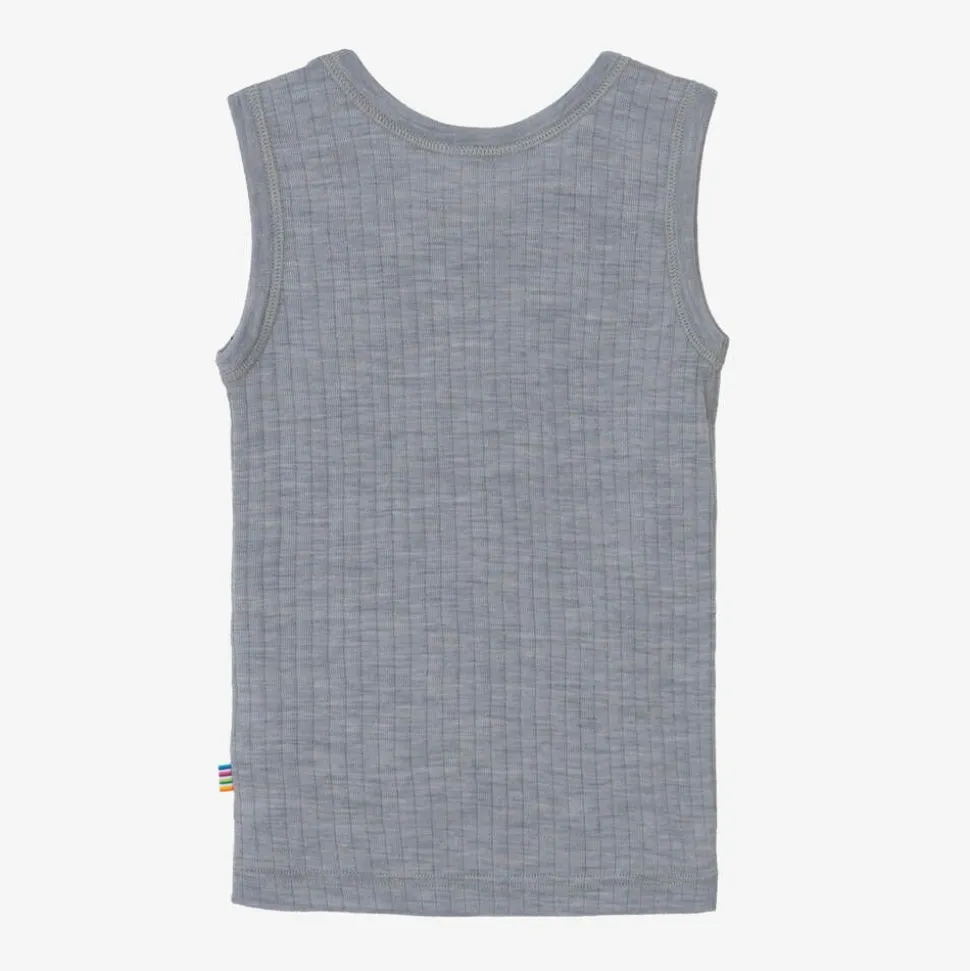 Grey Merino Wool Vest