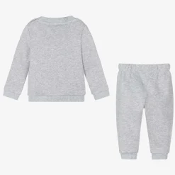 Grey Organic Cotton Baby Tracksuit