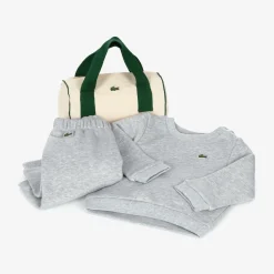 Grey Organic Cotton Baby Tracksuit
